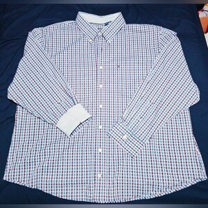 NWT Izod 2XB 2XL BIG Long Sleeve button down dress shirt
